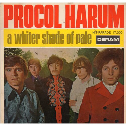 Procol Harum " A Whiter Shade Of Pale" Vinyle 45 T 17 Cm - Single - Deram - 6/1967