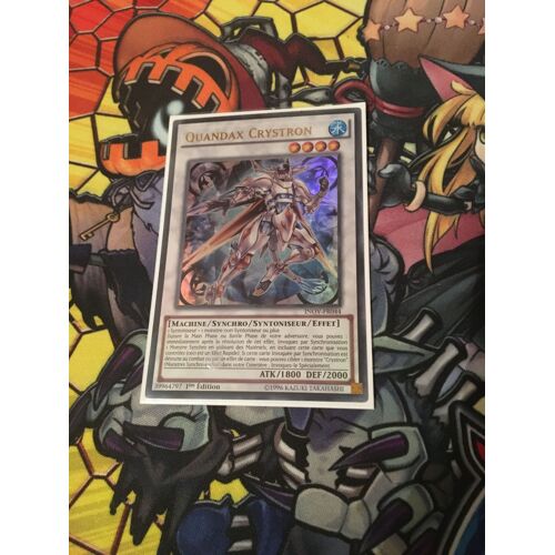 Carte Yu-Gi-Oh Inov-Fr044 Quandax Crystron Neuf Fr