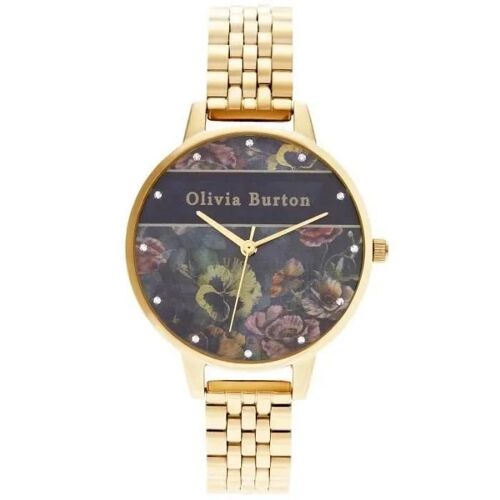 Montre - Olivia Burton - Ob16vs01 - Cuir Et Acier Inoxydable - 34 Mm - Quartz