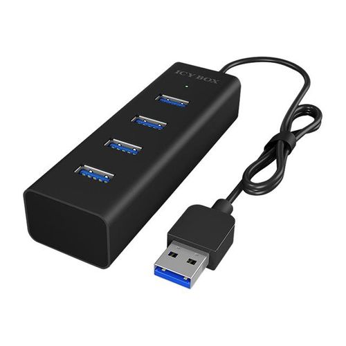 ICY BOX IB-HUB1409-U3 - Concentrateur (hub) - 4 x SuperSpeed USB 3.0 - de bureau
