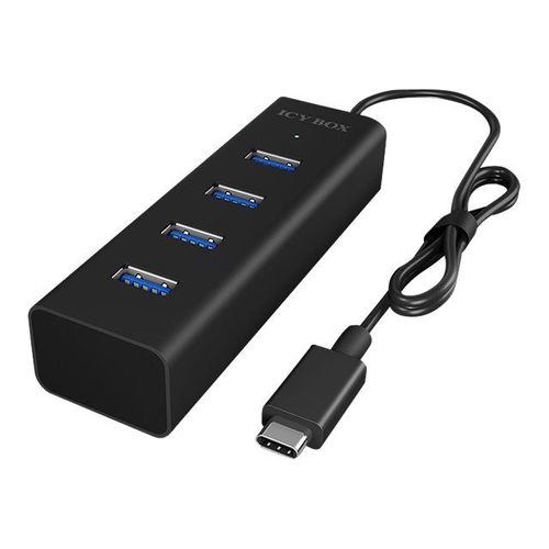 ICY BOX IB-Hub1409-C3 - Concentrateur (hub) - 4 x SuperSpeed USB 3.0 - de bureau
