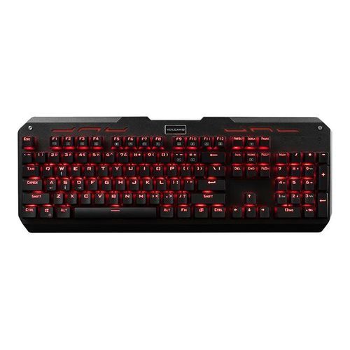 ModeCom Volcano Hammer - Clavier - rétro-éclairé - USB - US - commutateur : Outemu Red