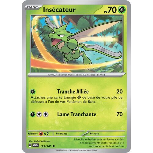 Carte Pokémon - Insécateur - 123/165 - Ev3,5 151 Mew