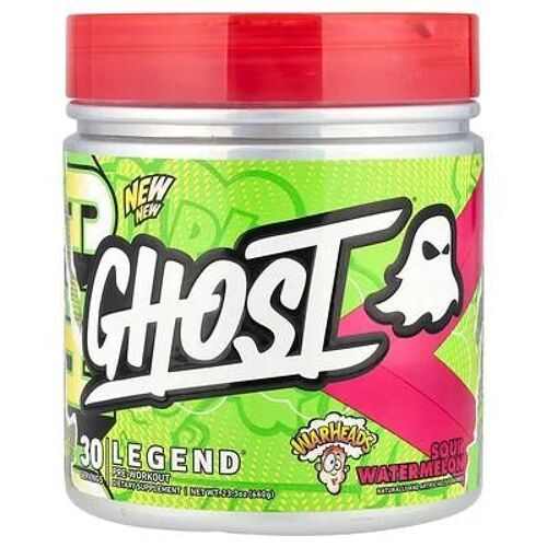 Ghost, Legend®, Pré-Entraînement, Pastèque Acidulée Warheads®, 660 G