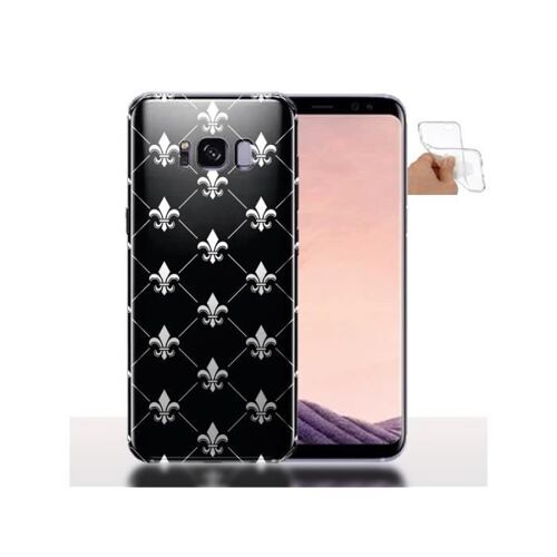 Coque Gel S8 Plus Fleurs De Lys