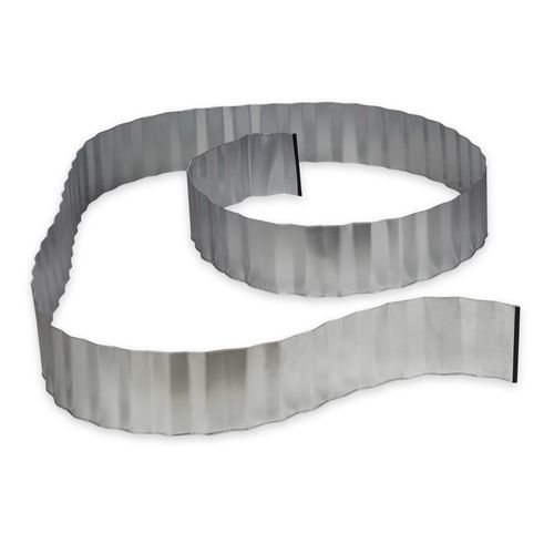 Relaxdays Bordure De Jardin Métal Galvanisé Pour Massifs Allées Plantes Potager