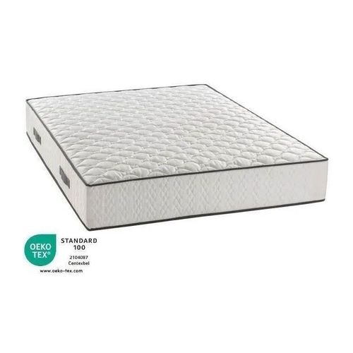 Matelas 140x200 cm - 580 ressorts ensachés - 7 zones de confort - 24 cm - DEKO DREAM Détente
