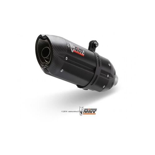 Silencieux Mivv Suono Inox Brossé Noir/Casquette Carbone Ktm