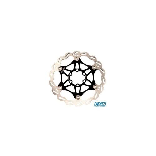 Disque Frein Vtt 6 Trous D180 Mm Clarks Flottant Noir