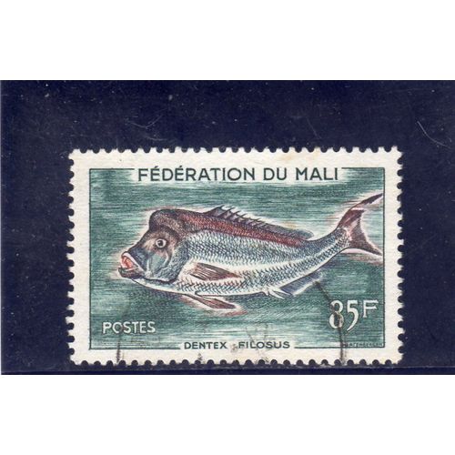 Timbre-Poste Du Mali (Poisson Dentex Filosus)