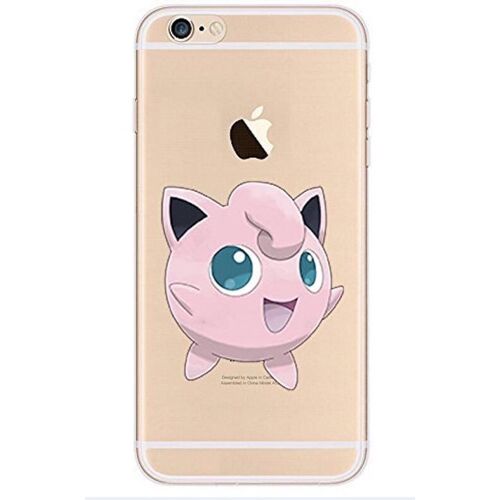 Coque Case Iphone 6 6s (4"7) Roudoudou Pokemon Design Silicone Souple (Tpu)