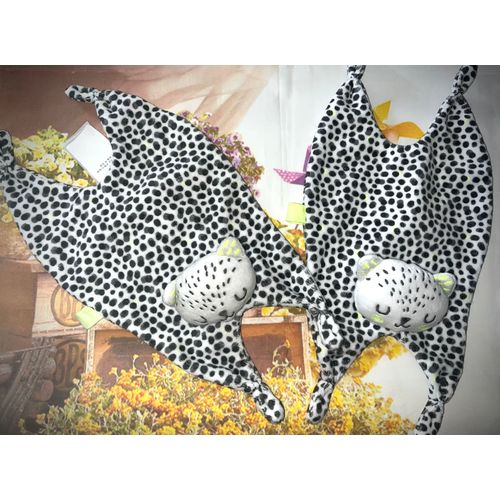 Doudou Leopard Du Pareil Au Meme Lot De Deux Doudous Jouets Bebe Naissance Peluches Animaux Jungle