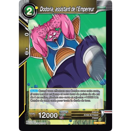 Bt1-100, Dodoria, Assistant Fde L'empereur Dbs