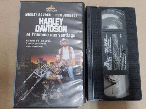 Cassette Vidéo Vhs - Harley Davidson Et L'Homme Aux Santiags - Mickey Rourke
