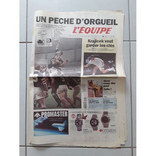 Journal L'Equipe 15902 - 23 Juin 1997