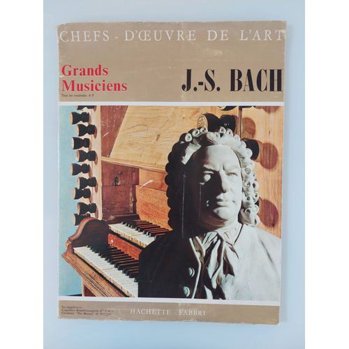 Disque Vinyle 33 Tours Bach - Collection "Chefs-D'oevre De L'art : Grands Musiciens"