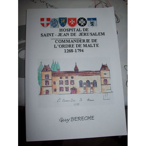Hospital De Saint -Jean De Jerusalem 1268-1794