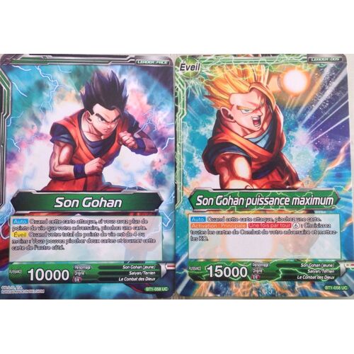 Bt1-058 Son Gohan // Son Gohan Puissance Maximum Dbz