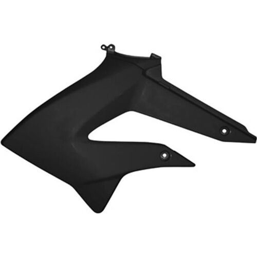 Carenage-Cache Reservoir 50 A Boite Adaptable Derbi 50 Senda Drd 2011 Noir Brillant Gauche -P2r-