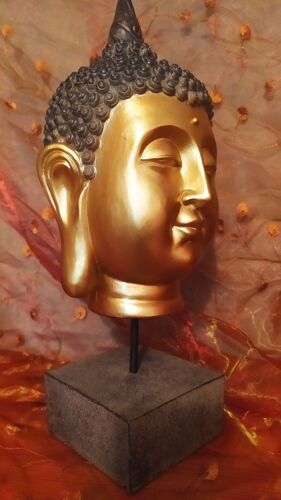 Tête De Bouddha En Résine