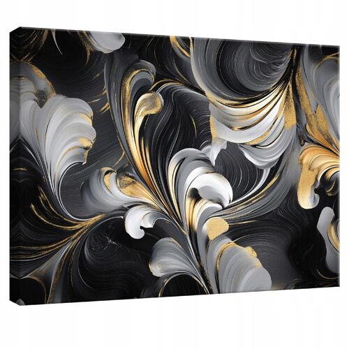 Tableau déco abstrait moderne 60x40 cm xxl Impression sur toile deco murale intissée pour salon chambre cuisine