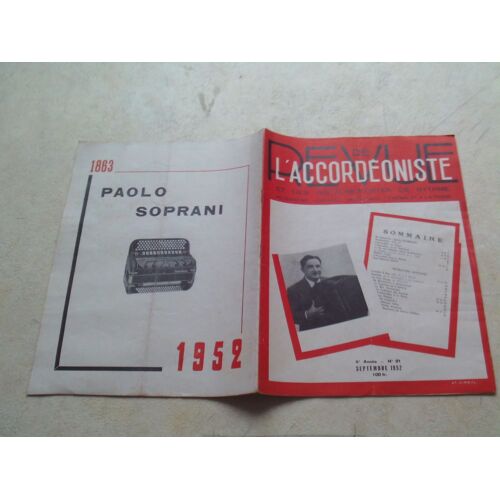 Revue De L'Accordéoniste Et Des Instrumentistes De Rythme... N° 81