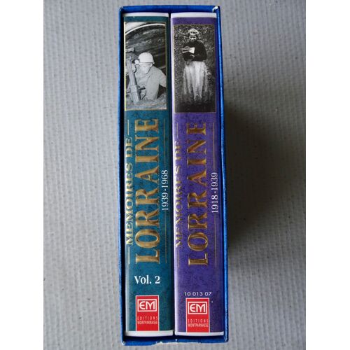 Mémoires De Lorraine 1918-1939/1939-1968 - 2 Cassettes Vhs De Regis Cael Et Regis Latouche