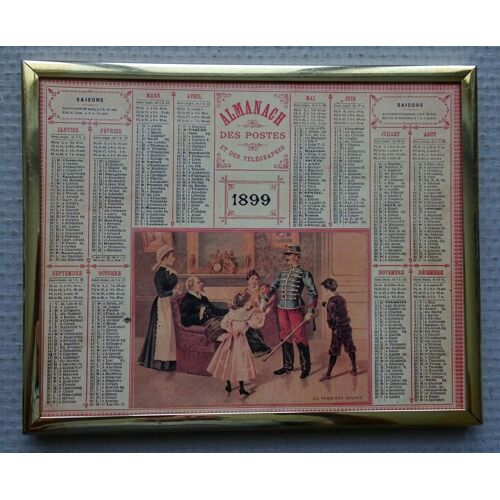 Almanach Des Postes Et Des Télégraphes1899 - Reproduction (Sans Doute) Encadrée