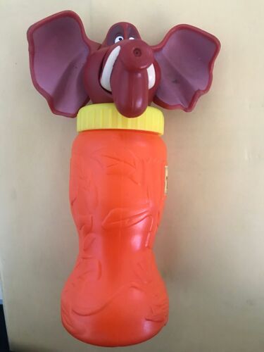 Gourde Verre Gobelet Éléphant Tantor - Dessin Animé Tarzan - Walt Disney - Mcdonald’S - Burroughs - 2005 - 16x10 Cm