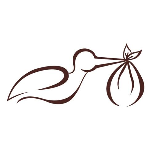 Tampon En Bois Cigogne