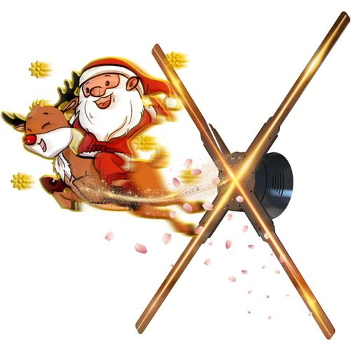 Hologramme 3D,46Cm Hologram Fan Avec Wifi,App,Télécommande Et Fonction Bluetooth,Projecteur Holographique,700 Vidéothèques - Adapté Aux Expositions Et Magasins¿Bars,Et Fêtes.