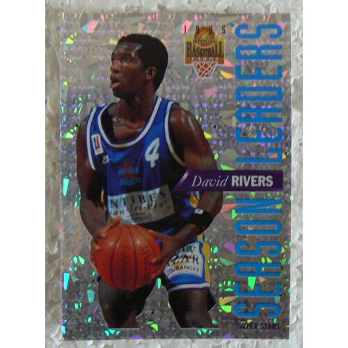 David Rivers - Official Basket Panini 95 - Sl17