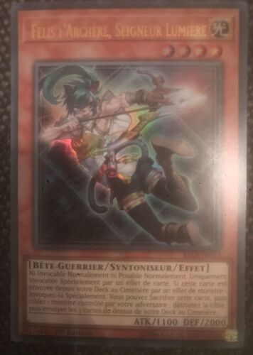 Carte Yu-Gi-Oh Bllr-Fr043 Felis L'archère, Seigneur Lumière