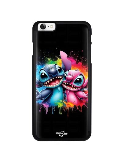 Coque Iphone 7 Stitch Angel Peinture Coloré