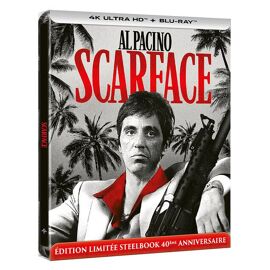 Scarface - 4k Ultra Hd + Blu-Ray - Édition Boîtier Steelbook® 40ème Anniversaire
