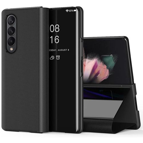 Coque pour Samsung Galaxy Z Fold 3 - Protection Antichoc Smart Case Clear View Noir - E.F.Connection