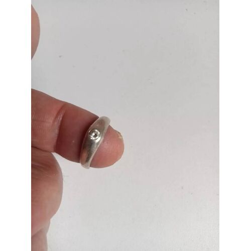 Bague Ancienne En Argent 925 Poinçon Diamètre Intérieur 17 Mm Taille 56