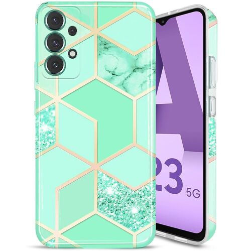 Coque pour Samsung Galaxy A23 5G Design Slim et Élégant TPU Résistant Anti-Rayures Turquoise - E.F.Connection