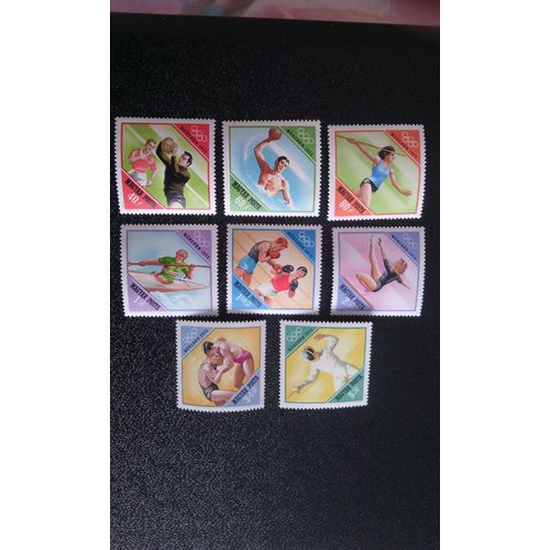 Timbre Hongrie ( Yt 2236 A 2243 ) 1972 Séries: Jeux Olympiques D'été 1972, Munich