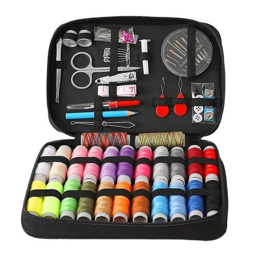 Xl Premium Sewing Kit - Kit Complet D'aiguilles Et De Fils Pour Coudre Avec 24 Fils De Couleur - Kits De Couture