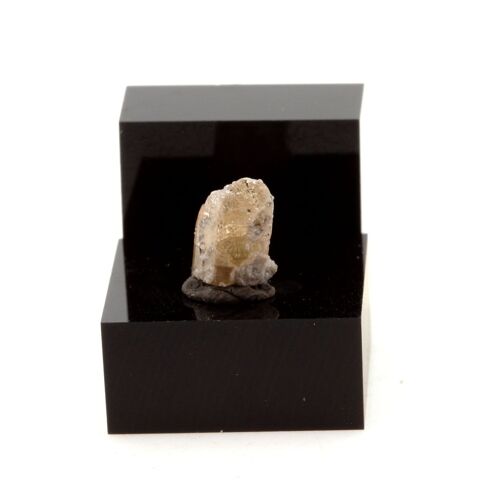 Topaze Fumé + Gypse. 1.98 Ct. Thomas Range, Juab Co., Utah, Usa