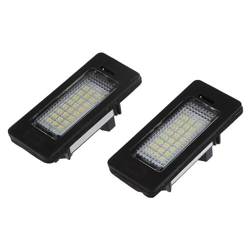 Paire Erreur Libre 24 3528 Led Plaque D'immatriculation Lumière Lampe Pour E39 E60 E61 E90 5 Series
