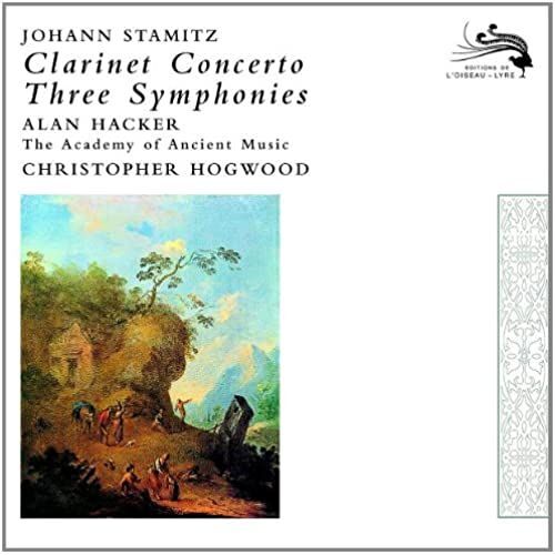 Johann Stamitz Clarinet Concerto, Thee Symphonies