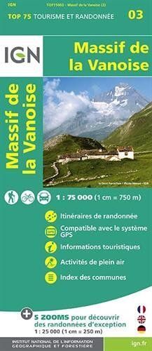 Ign 75 000 Touristische Wanderkarte 03 Massif De La Vanoise