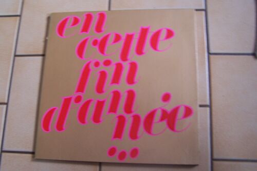 2x 33t Vinyle .Jean-Christian Michel En Cette Fin D'année.(Exemplaire Numéroté 266)