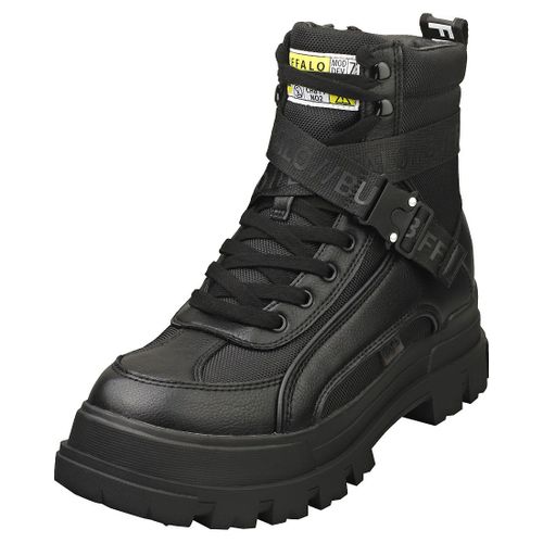 Buffalo Aspha Com1 Vegan Bottes Bottines Noir