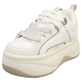 Buffalo Orcus Sk8 Vegan Bottes Platesforme Blanc