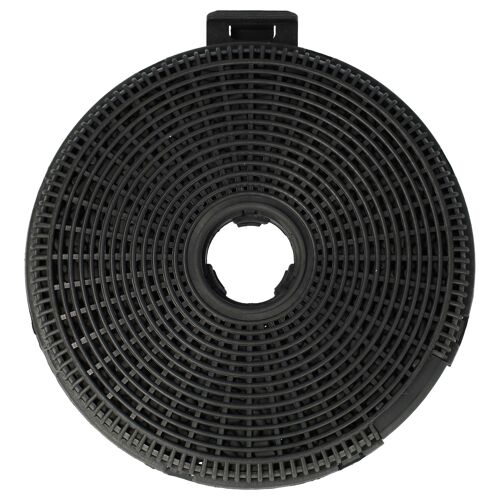 vhbw Filtre à charbon actif compatible avec Teka DSH 685, DSH 785, DPL 1185 ISLAND, DSH 985, DPL90, DSS 785, DS90 hotte aspirante - 20 cm