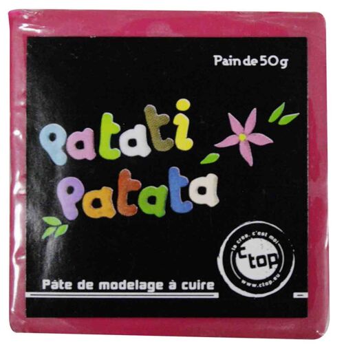 Pâte Polymère À Modeler Patati Patata Rose 50 G