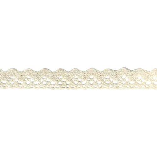 Fabric Tape Ruban Dentelle Adhésif Beige 1,5 Cm X 1 M